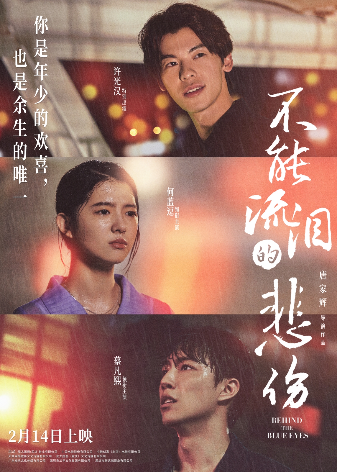 爱情题材电影《不能流泪的悲伤》定档2月14日-第1张图片-奈飞网